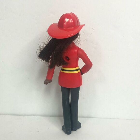 2019 mcdonalds career mini barbie fire fighter mattel happy meal toy 5 inches - Picture 3 of 5